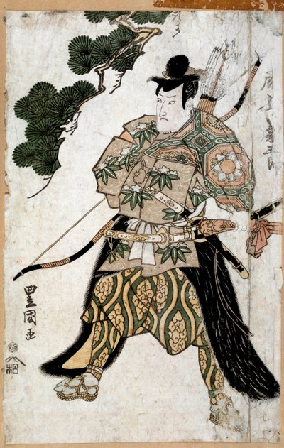 Portrait of a Samurai by Utagawa Toyokuni