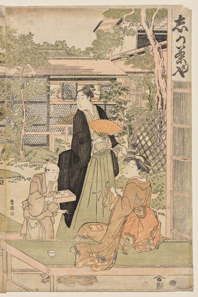 The Shika Teahouse by Utagawa Toyokuni