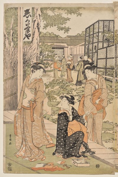 The Shika Teahouse by Utagawa Toyokuni
