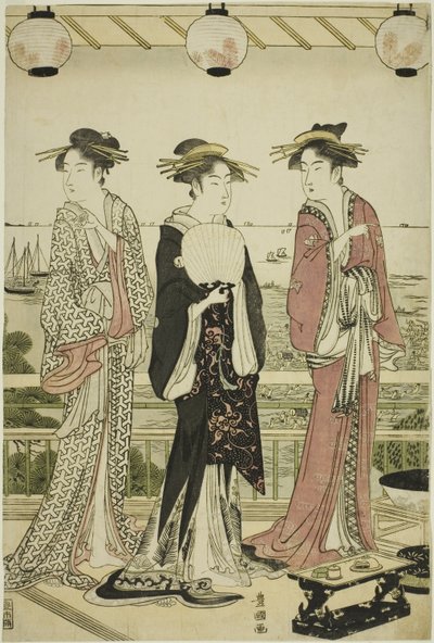 Four Seasons in the South - Summer View by Utagawa Toyokuni I