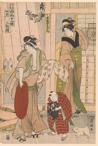 Fourth Month Fishmonger by Utagawa Toyokuni I