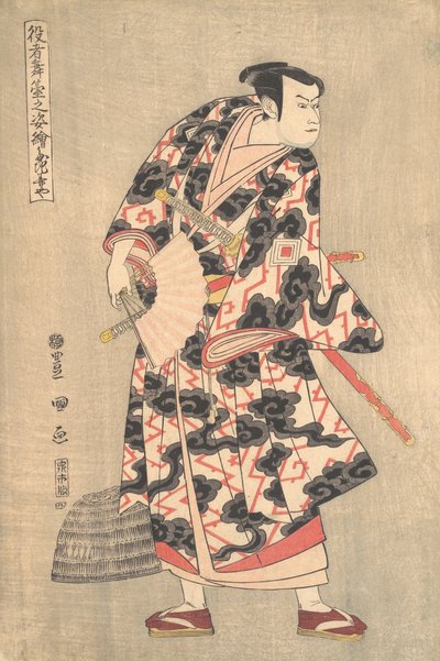 The Actor Ichikawa Yaozo III in the Role of Fuwa Banzaemon from the Play Ukiyozuka hiyoku, 1774 by Utagawa Toyokuni I
