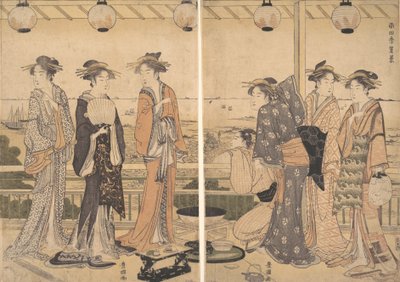 The Four Seasons in Southern Edo: A Summer Scene by Utagawa Toyokuni I
