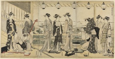 The Four Seasons in the South: Summer Scene by Utagawa Toyokuni I