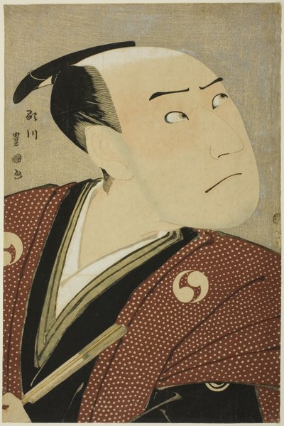 The Actor Sawamura Sojuro III as Oboshi Yuranosuke in the Play 