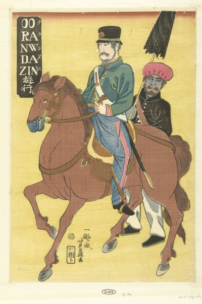 Riding Dutchman by Utagawa Yoshifuji