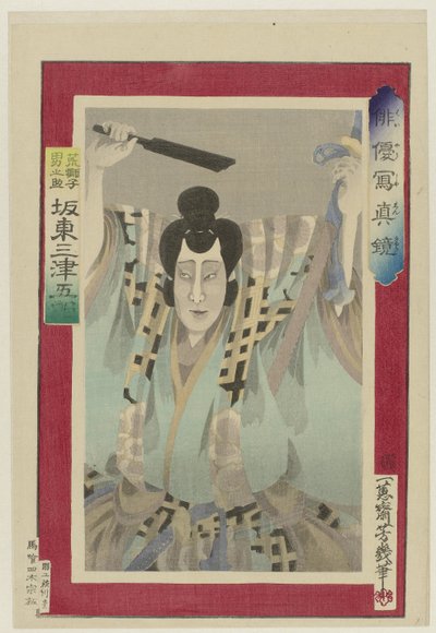 The Actor Bando Misugoro by Utagawa Yoshiiku