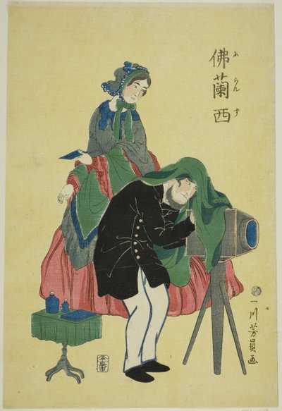 French Photographer by Utagawa Yoshikazu