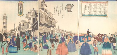 City of Washington in America, 1st Month, 1862 by Utagawa Yoshitora