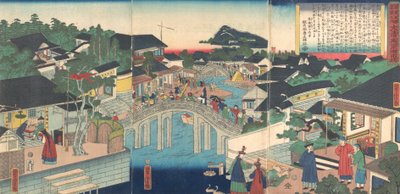 Nankin in China, 2nd month, 1862 by Utagawa Yoshitora