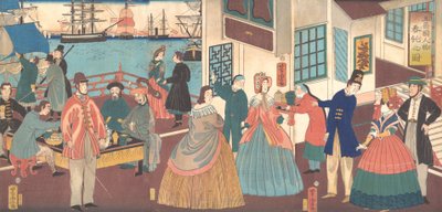 People of the Five Nations by Utagawa Yoshitora