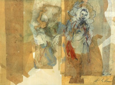 Abstract Ethereal Woman by Ute Rathmann