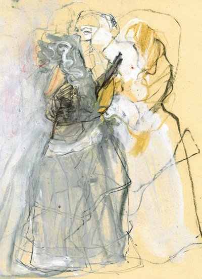 Elegant Figures Sketch by Ute Rathmann