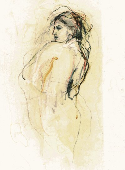 Expressive Female Figure by Ute Rathmann
