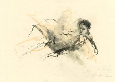 Graceful Nude Sketch by Ute Rathmann