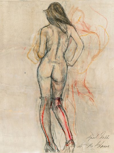 Sensual Nude Drawing by Ute Rathmann