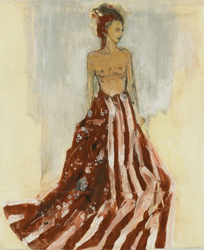 Woman in Flowing Skirt by Ute Rathmann
