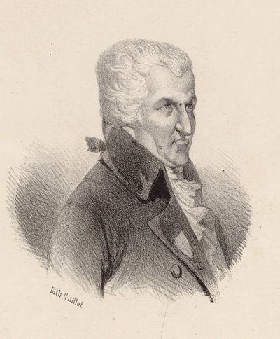 Portrait of the Composer Pierre-Alexandre Monsigny 1729-1817 by V. Guillet