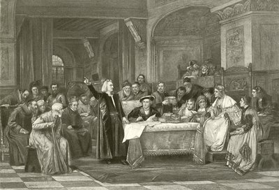 Columbus Before Isabella by Vaclav Brozik