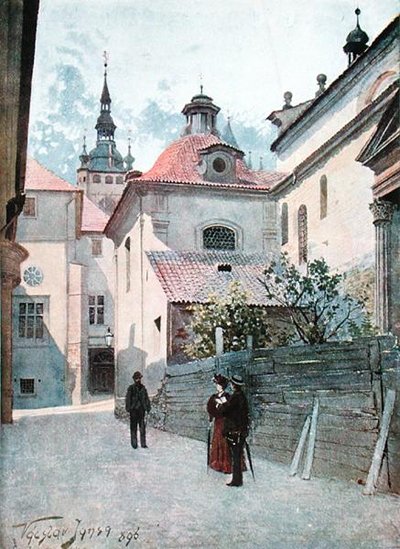 Jirska Ulice, Prague, illustration from 