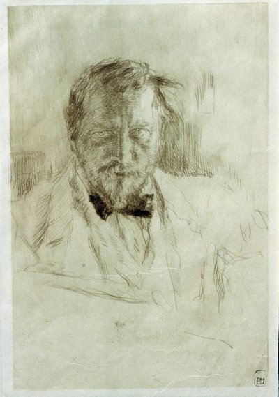 Self-portrait by Valentin Aleksandrovich Serov