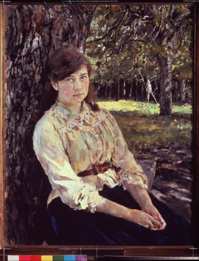 Young Girl in the Sunlight by Valentin Aleksandrovich Serov