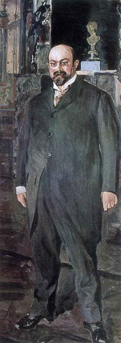 Mikhail Abramaovich Morozov (Russian Collector and Patron of Arts) by Valentin Aleksandrovich Serov