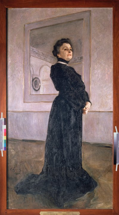 Portrait of Actress Maria Yermolova by Valentin Aleksandrovich Serov