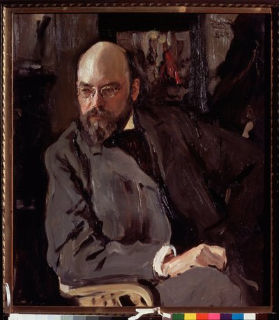 Portrait of the artist Ilya Ostroukhov by Valentin Aleksandrovich Serov