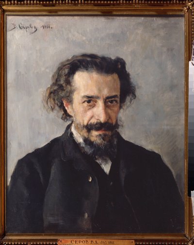 Portrait of the Composer Pavel Ivanovich Blaramberg by Valentin Aleksandrovich Serov