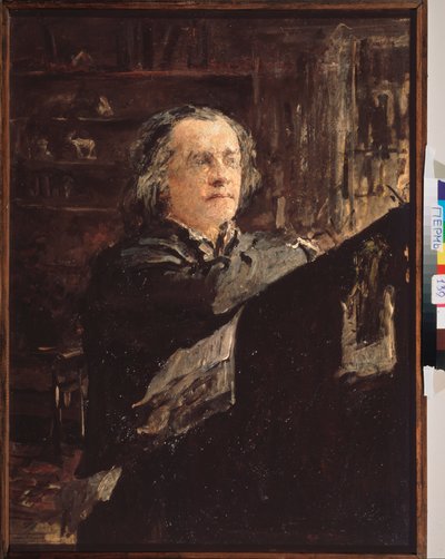 Portrait of the Russian Composer Alexander Serov by Valentin Aleksandrovich Serov