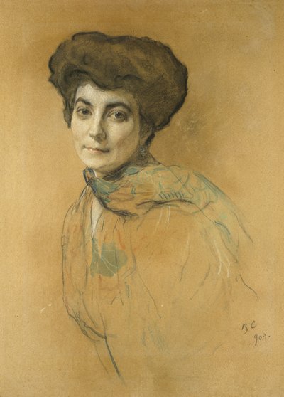 Portrait of Elena Ivanovna Roerich by Valentin Aleksandrovich Serov