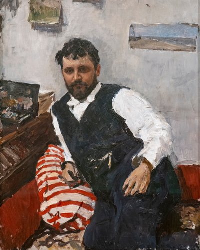 Portrait of Painter Konstantin Korovin by Valentin Aleksandrovich Serov