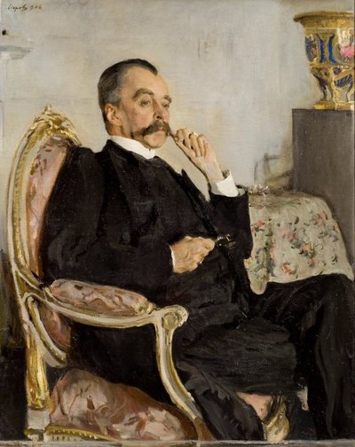Portrait of Prince Vladimir Mikhaylovich Golitsyn by Valentin Aleksandrovich Serov