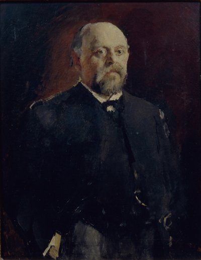 Portrait of Savva Mamontov 1841-1918, 1890 by Valentin Aleksandrovich Serov