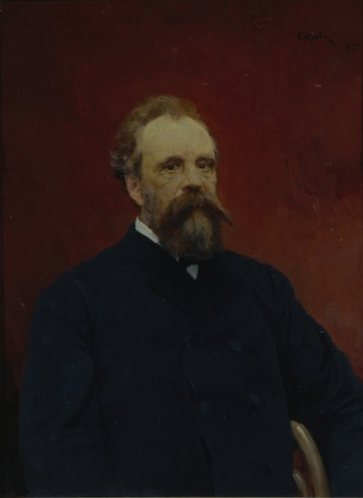 Portrait of Sergei Mikhailovich Tretyakov 1834-1892, 1895 by Valentin Aleksandrovich Serov