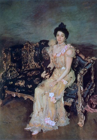 Portrait of Sofia Mikhailovna Botkina by Valentin Aleksandrovich Serov