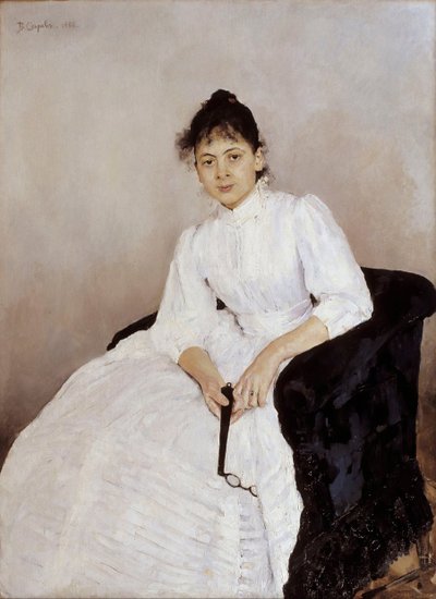 Portrait of Maria Yakunchikova-Weber, 1885-1887 by Valentin Aleksandrovich Serov