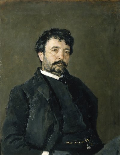 Portrait of the opera singer Angelo Masini by Valentin Aleksandrovich Serov