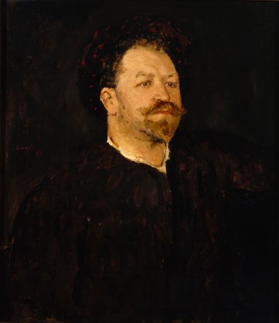 Portrait of the Opera Singer Francesco Tamagno by Valentin Aleksandrovich Serov