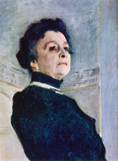 Portrait of Maria Nikolayevna Yermolova (detail), 1905 by Valentin Serov