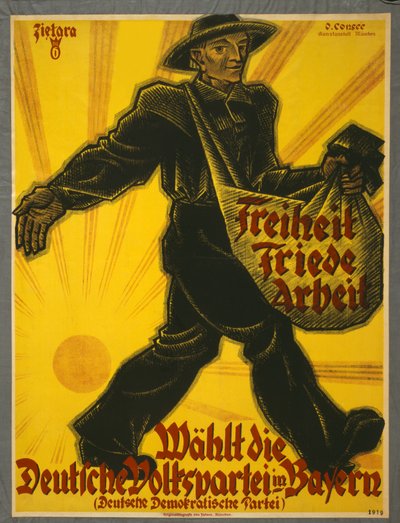 Freedom, Peace, Work, Vote for the German People