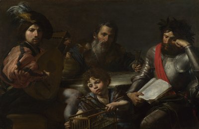 The Four Ages of Man by Valentin de Boullogne