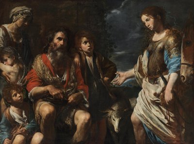 Erminia with the Shepherds by Valentin de Boulogne