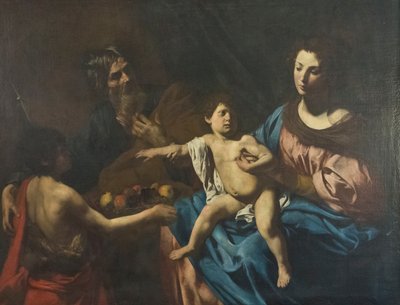 Holy Family with Young St John the Baptist by Valentin de Boulogne