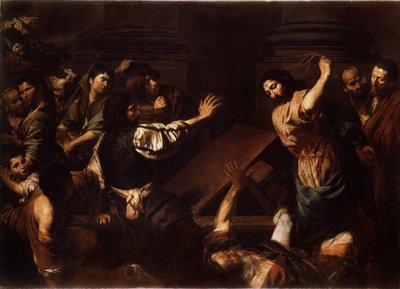 Christ Driving the Money Lenders from the Temple by Valentin de Boulogne