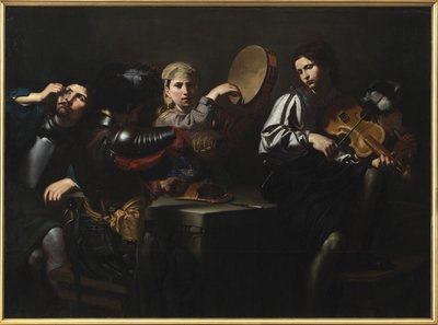 Musicians and Soldiers by Valentin de Boulogne