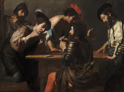 Soldiers Playing Cards and Dice The Cheats by Valentin de Boulogne