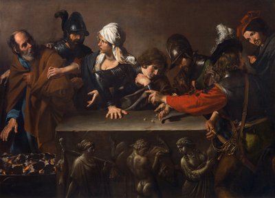 The Denial of Saint Peter (detail) by Valentin de Boulogne