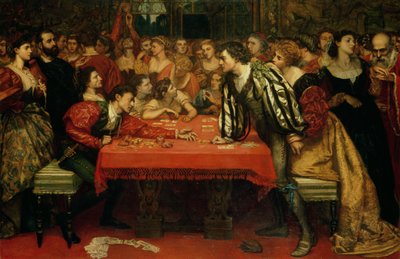 A Venetian Gaming-House in the Sixteenth Century by Valentine Cameron Prinsep
